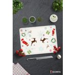 Cam Kesme Tahtası - Cam Kesme Tablası | Yılbaşı Temalı | 30cm x 40cm