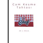 Cam Kesme Tahtası* Mutfak Tahtası Kare 20X30CM Chef - 20 x 30 cm