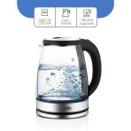 Cam - Ledli Kettle 1.8Lt Gizli Rezistans - Kablosuz 360 Derece Gövde 1500W Sk-8033 (5365)