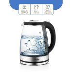 Cam - Ledli Kettle 1.8Lt Gizli Rezistans - Kablosuz 360 Derece Gövde 1500W Sk-8033 (5528)
