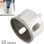 Cam Mermer Granit Delme Pancı 55MM Matkap Için Elmaslı Delik Karot - Altın