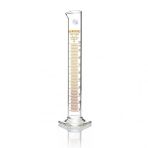 Cam Mezür 100 Ml - Dereceli Silindir Sertifikalı - 100 Borosilikat - Altıgen Taban -Taksimat:1.0ml