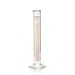 Cam Mezür 250 Ml - Dereceli Silindir Sertifikalı - 100 Borosilikat - Altıgen Taban - Taksimat:2.0ml