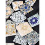Cam Mozaik (500 gr 35 Adet Taş) Karışık Desen 1taş 4*4 cm