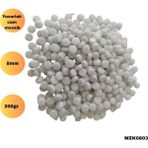 Cam Mozaik 8 mm Hobi ve Sanatsal Çalışma - Beyaz