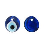 Cam Nazar Boncuğu 11 CM DELİKLİ (10 Adet)