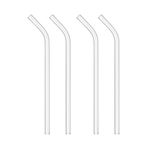 Cam Pipet Set Bükülebilir, Temizleme Fırçalı Çevre Dostu, Tekrar Kullanılabilir, Dayanıklı Cam Smoothie, Kahve ve Soğuk İçecekler İçin İdeal (4)