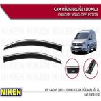 Cam Rüzgarlığı Niken Kromlu VOLKSWAGEN Caddy 2003 - 2020 2li