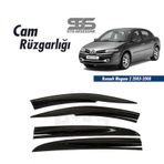 Cam Rüzgarlığı Renault Megane 2 2003-2008 Mügen Tip Piano Black (STS OTO AKSESUAR)