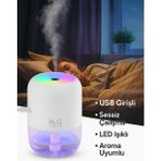 Cam Sağlıklı Hava - Oda - Araç Nemlendirici Ultrasonic Buhar Makinesi + Yedek Filtresi + USB Girişli - Beyaz