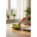 Cam Salata Kasesi - 30 Cm Orta Sunum Kasesi - Çok Amaçlı Kase Meyvelik