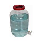 Cam Sebil. Damacana. Şerbetlik. Yağdanlık Musluklu 8 Litre Şeffaf