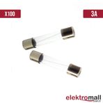 Cam Sigorta 5x20mm 3a 250v 100 Adet