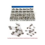 Cam Sigorta Seti 5X20 6X30 Mm 360 Adet 24 Çeşit 250V Hızlı / Fast Şeffaf Çantada