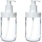 Cam Sıvı Sabunluk & Deterjanlık Kilitli Sıvı Sabun Haznesi Banyo Sabunluğu Mutfak Deterjanlığı Deterjan Kutusu 320 Ml (2)