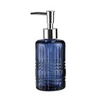 CAM SIVI SABUNLUK,YILDIZ DESENLİ MAVİ 300ML 6,8X17,6CM