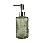 CAM SIVI SABUNLUK,YILDIZ DESENLİ YEŞİL 300ML 6,8X17,6CM