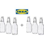 Cam Sos Şişesi, 15CL, 6'lı Paket, Kahverengi - Ahşap - Ceviz