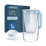 Cam Su Arıtma Sürahisi 1x Maxtra Pro Pure Performance Filtreli - Açık Mavi (2,5l)