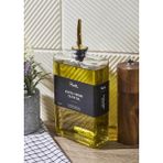 Cam Yağdanlık - Sosluk, Sirkelik - Gold Başlık - 500 ml - Şeffaf