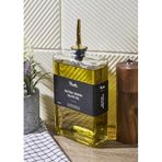 Cam Yağdanlık - Sosluk, Sirkelik - Gold Başlık - 500 ML