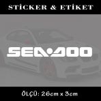 Cam Yazısı Sticker- 2 Adet Oto Sticker Yapıştırma Etiket - Araba Motosiklet Dolap Kamyon Atv Uyumlu