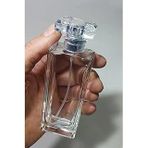 Cam Yeniden Doldurulabilir Sprey Kolonya Parfüm Şişesi 50 Ml - Şeffaf Kapaklı Boş Şişe 10 Adet, Prfm-001745
