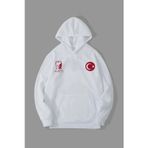 Çamaşır Kenti 10 Kasıma Özel Üç İplik Kapşonlu Baskılı SweatShirt