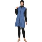 Çamaşır Kenti Fantasy 3372 Bayan Tam Kapalı Paraşüt Kumaş Tesettür Mayo