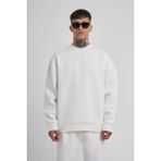 Çamaşır Kenti Unisex Biskilet Yaka Üç Iplik Sweatshirt - 2XL - Beyaz