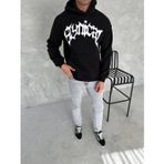Çamaşır Kenti Unisex Üç İplik Kapşonlu Baskılı SweatShirt