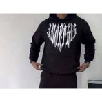 Çamaşır Kenti Uzun Kol Kapşonlu Baskılı SweatShirt