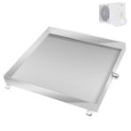 Çamaşır Makineleri ve Mini Bölünmüş Isı Pompaları için 20 x 20 İnç Paslanmaz Çelik Yoğuşma Toplama Kasesi - Drenaj Delikli Dayanıklı Yoğuşma Toplama Kasesi, Sebep Olan Hasarı Önler