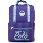 Cambridge Polo Club American Chic Çok Gözlü Unisex Mor Çocuk İlkokul Çantası