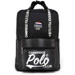 Cambridge Polo Club American Chic Çok Gözlü Unisex Siyah Çocuk İlkokul Çantası