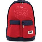 Cambridge Polo Club Tomboy Iki Ön Cepli Unisex Sırt Çantası - Kırmızı