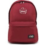 Cambridge Polo Club Urban Ön Bölmeli Unisex Sırt Çantası Kırmızı