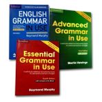 Cambridge University Press English Grammar in Use 5th Edition + Essential Grammar in Use 4th Edition + Advanced Grammar in Use 3th Edition