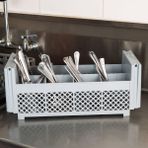 Cambro Camrack 12 cm 8 Bölmeli Çatal Kaşık Bıçak Basketi