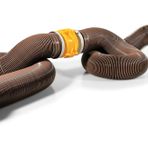 Camco Revolution 39634 atık su hortumu seti, 360 derece dönebilen armatürler ve 4'ü 1 arada açı adaptörü, evrensel uyum, 6 m