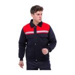 Çamdalı 7/7 Gabardin Kırmızı Robalı Kapitoneli Kışlık Iş Montu - 101-Lacivert - 5XL