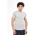 Çamdalı Iş Elbiseleri Bisiklet Yaka Gri Kısa Kollu Süprem Iş Tişörtü - O Yaka T-Shirt - 3XL