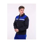 Çamdalı Iş Elbiseleri - Iş Montu - 7/7 Kapitoneli Saks Mavi Robalı Lacivert Kışlık Işçi Mont LACİVERT-XL