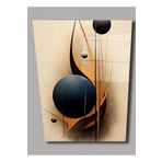 Camdan Tablo (1281) Cam Tablo - Modern Soyut Sanat ve Geometrik Tasarımlı Duvar Dekoru Görsel 90 x 60