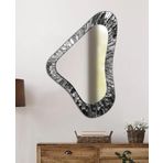 CAMDAN TABLO I Asimetrik Geometrik Renkli Dekoratif Duvar Aynası - Modern Tasarım-14 (90x60 cm)