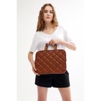 Camel Kapitoneli Askılı 13 & 14 Inç Evrak Ve Laptop Çantası