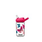 Camelbak Eddy Colorblock Butterflies 400 ml Geri Dönüştürülmüş Tritan Plastik Pembe Pipetli Suluk