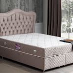 Camelli New Baza Başlık Ve Yatak Seti, Açık Kahve, 90X200