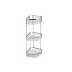 CAMERO Adnoss Üçlü Oval Süngerlik 20*20cm - Köşe Süngerlik - Duşakabin Şampuanlık Cmo-c1026