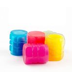 Camidy Tire Valve Stem Caps for Car, 100 Pack Noctilucous Tire Air Caps Cover, Auto Wheel Valve Stem Cap, Car Accessories Universal for Car, Truck, SUV, Motorcycles, Bike